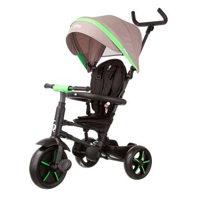 Детский трёхколёсный велосипед Qplay Star Star1GG бежевый 01